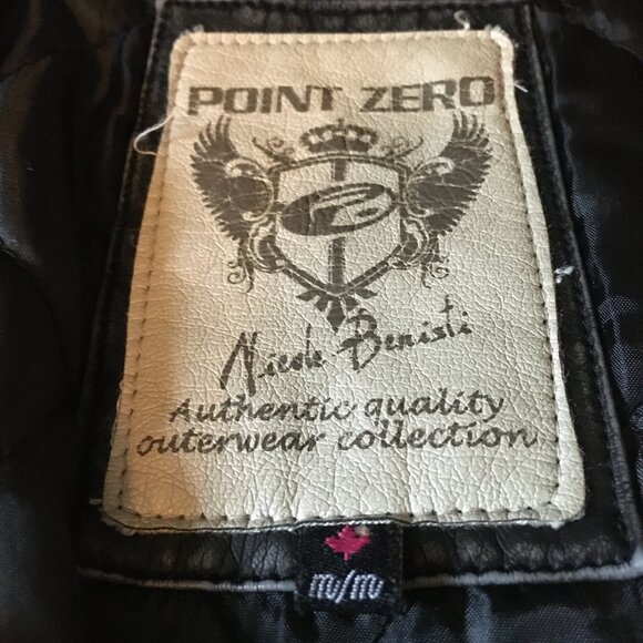 Point Zero Nicole Benisti Vegan Leather Moto Jacket - Picture 10 of 16